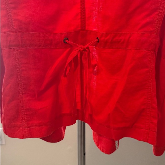 Talbots Red Utility Jacket - Picture 5 of 12